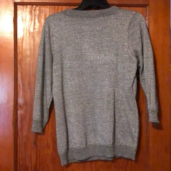 New York and co sparkly gray sweater - Picture 3 of 3